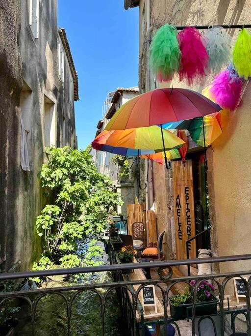 Lou Paseo : Appartement Brocante Centre Historique LʼIsle-sur-la-Sorgue Exterior foto